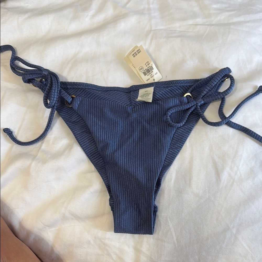 Aerie blue cheeky bikini bottoms